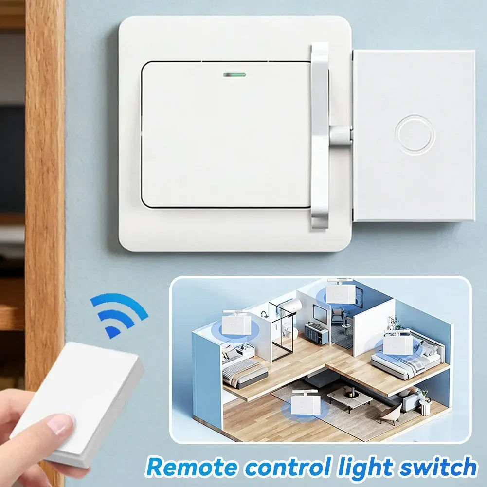 Smart Remote Control Light Switch Wireless 1Set Button Pusher Tool Automatic Bedroom Home Bedroom Switch