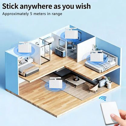 Smart Remote Control Light Switch Wireless 1Set Button Pusher Tool Automatic Bedroom Home Bedroom Switch