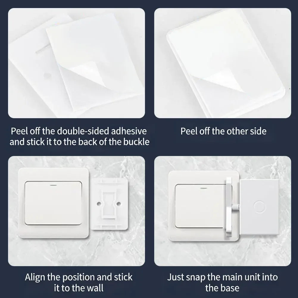 Smart Remote Control Light Switch Wireless 1Set Button Pusher Tool Automatic Bedroom Home Bedroom Switch