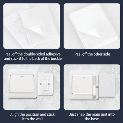 Smart Remote Control Light Switch Wireless 1Set Button Pusher Tool Automatic Bedroom Home Bedroom Switch
